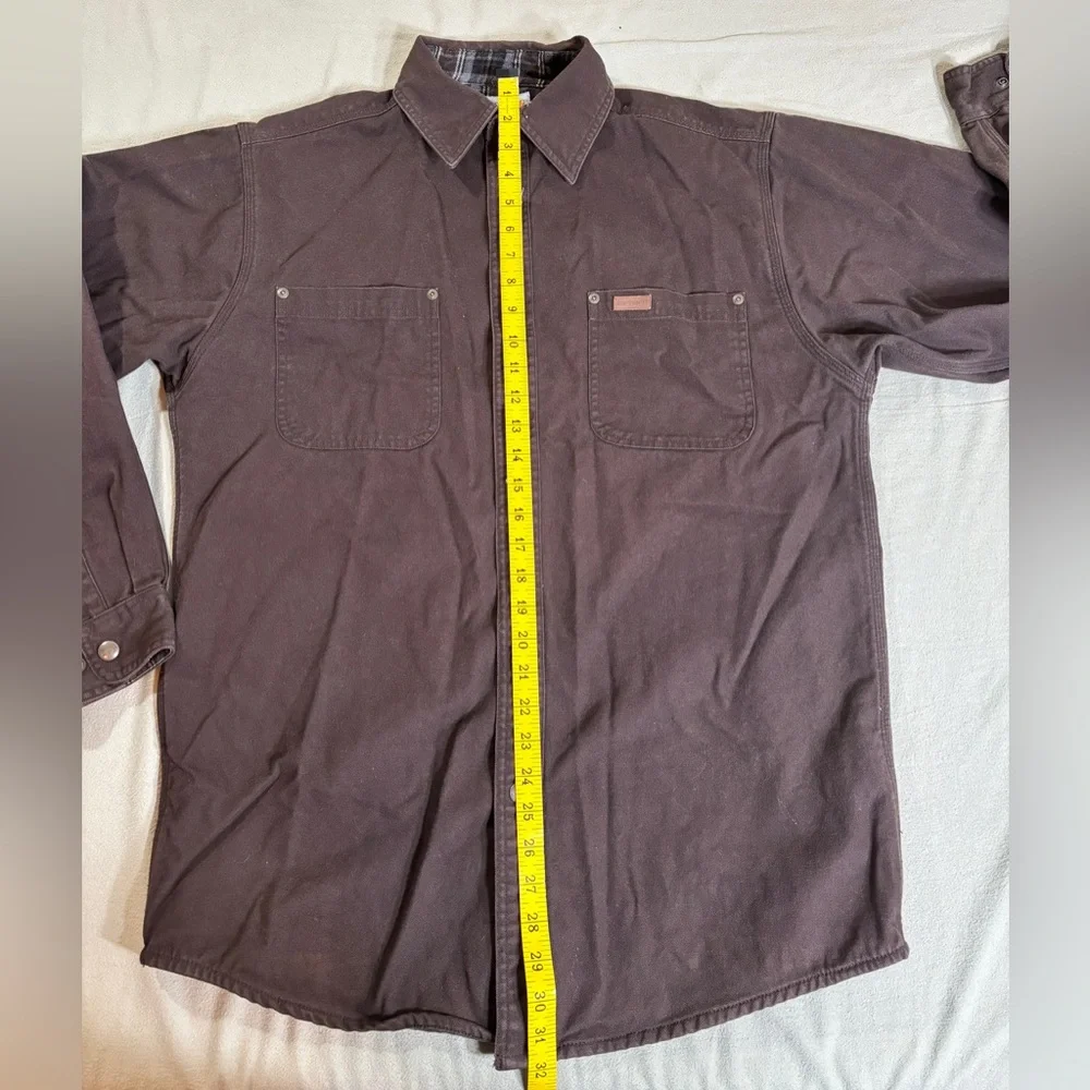 Carhartt Flannel Lined Canvas Shirt Jac (S296) - Picture 12 of 14
